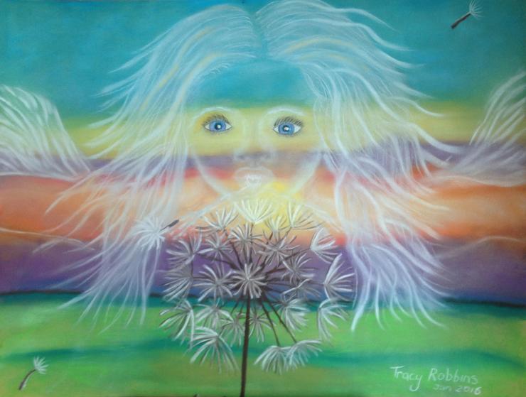 wishes painting by Tracy Robbins